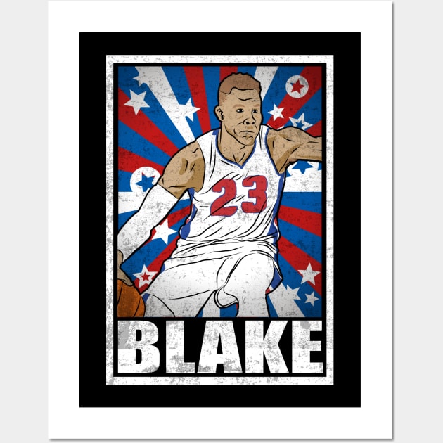 Griffin Basketball Blake Detroit 23 Legend Wall Art by TEEWEB